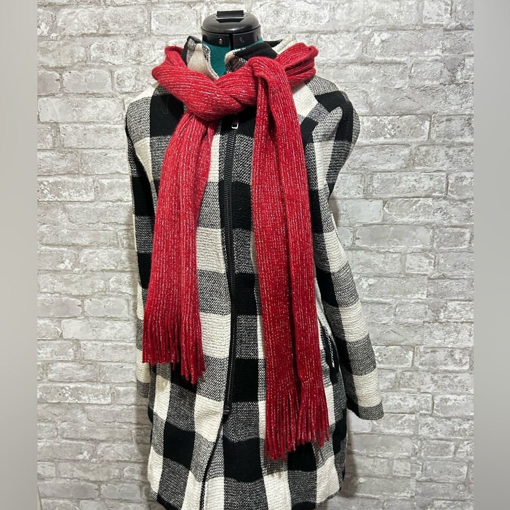 Red Steve Madden Cozy Scarf
